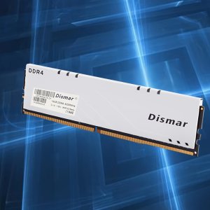 Dismar DDR4 16GB 3200Mhz 25600 1.5V UDIMM 데스크탑 PC RAM과 호환되는 흰색 색상