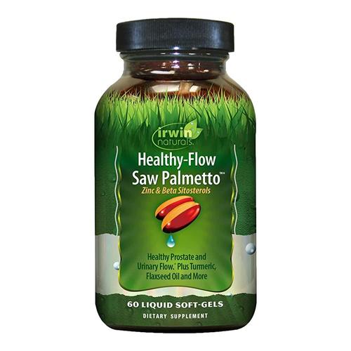 <b>어윈</b>네츄럴 Irwin Naturals Healthy Flow 쏘팔메토, 아연, <b>베타</b> 시토스테롤, 강황, 쐐기풀 및 호박 씨앗 함