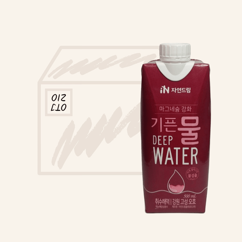 <b>자연드림</b> 종이팩 해양심층수 마그네슘강화 기픈물 500ml 15개