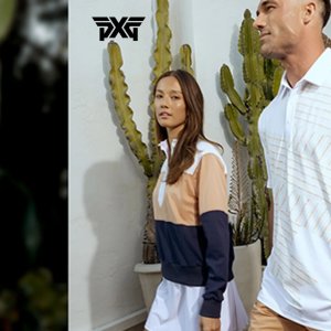 PXG 피엑스지 여성 골프웨어 1/2 집업 지퍼 풀오버 코튼 긴팔 골프 셔츠