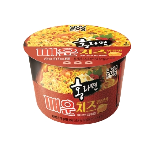 유어스 홍라면 매운치즈 볶음면