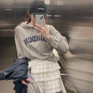 사보 레터링 후드(기본상의 간절기 후드티 후드티셔츠 봄 크롭후드 기본티 긴팔후드 데일리룩 마실룩 원마일웨어 출근룩 꾸안꾸 벚꽃룩 개강룩)