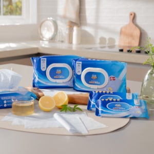 크린바바 파워도트 매직티슈 총480매 대형 6개 휴대용 6개