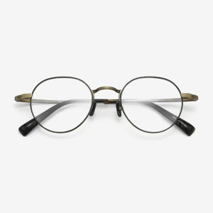 에트라 할시 안경테 브라운 톨토이즈 & 엔틱 골드 베타티타늄 HALSEY C2 47mm