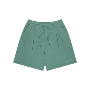 [한진 Pick]피그먼트 워싱 스웻 숏팬츠 그린