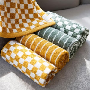 뱀부180g 세면수건  체스&그리드  호텔타올 10매, 다끌랑타올