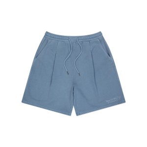 [도훈 Pick]피그먼트 워싱 스웻 숏팬츠 블루