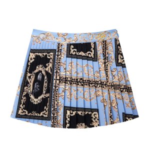 UTAA Buckingham Short Pleats Skirt : Sky Blue (UE2SKF310SB)