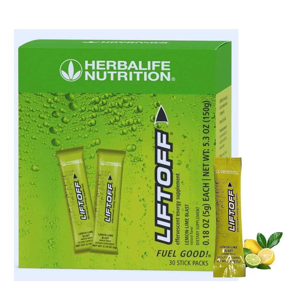 <b>허벌라이프</b> Nutrition LIFTOFF 에너지 스틱 팩 30팩 그린  1개  150g