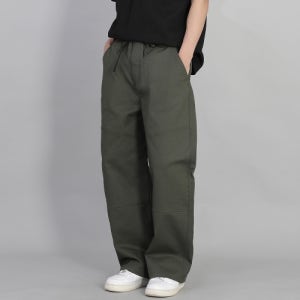프런트커팅 디테일 EX 와이드 팬츠 CDE-371 카키