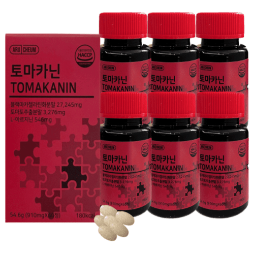 아르채움 토마카닌 910mg 60정x6박스