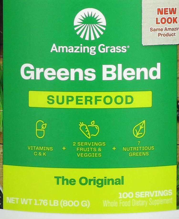Amazing Grass Green Superfood <b>오리지널</b> 800g(28.2oz)  80028.2정  1개