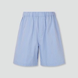 [자주] 남 탄탄 사각사각 풀밴딩 하프 팬츠 - 라이트 블루 (J125201134)