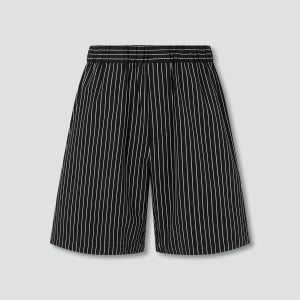 [자주] 남 탄탄 사각사각 풀밴딩 하프 팬츠 - 젯 블랙 (J125201134)