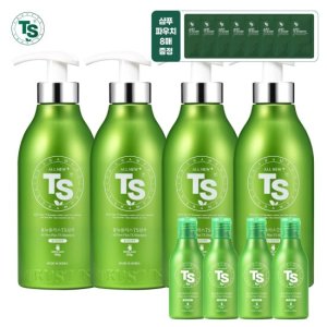 TS올뉴플러스샴푸 500g*4개+TS올뉴플러스샴푸 100g*4개+TS저스트샴푸 6g*8개 TV상품