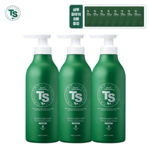 TS그린프로폴리스샴푸500g*3개+TS저스트샴푸 6g*8개 TV상품