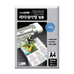 라미에이스 보급형 코팅필름 A4 150mic 투명 100매