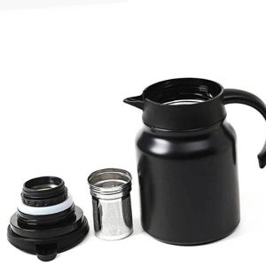 블랙 900mL 차 보온 주전자 온도표시 차망 텀블러 티[YYH-WCODE]