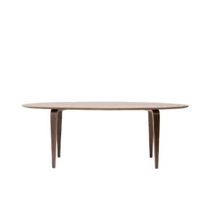 6인 Oval Table, Classic Walnut