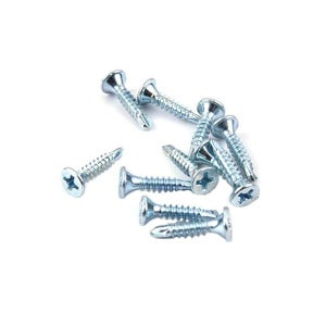 접시머리 직결피스 3mm 백색 소포장