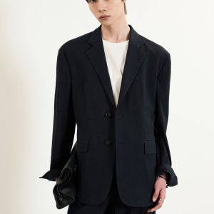 [티엔지티] Kinoshita Seersucker Jacket (Navy) TNJA5E202N2