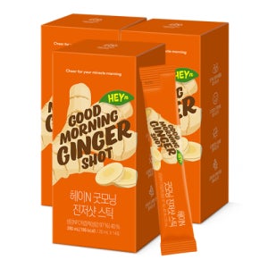 대상웰라이프 헤이N 굿모닝 진저샷 스틱 (20ml x 14포)X3 100% 네덜란드산 생강 국내산 대추와 배 함유