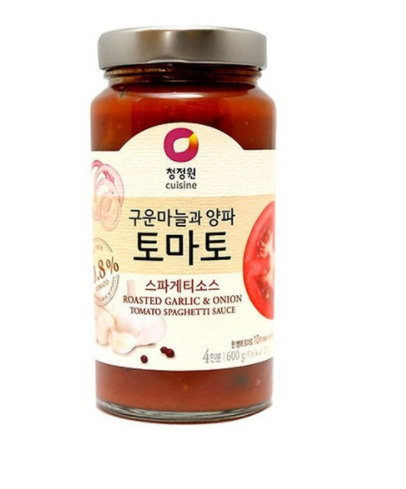 청정원 토마토 스파게티소스 제품 이미지
