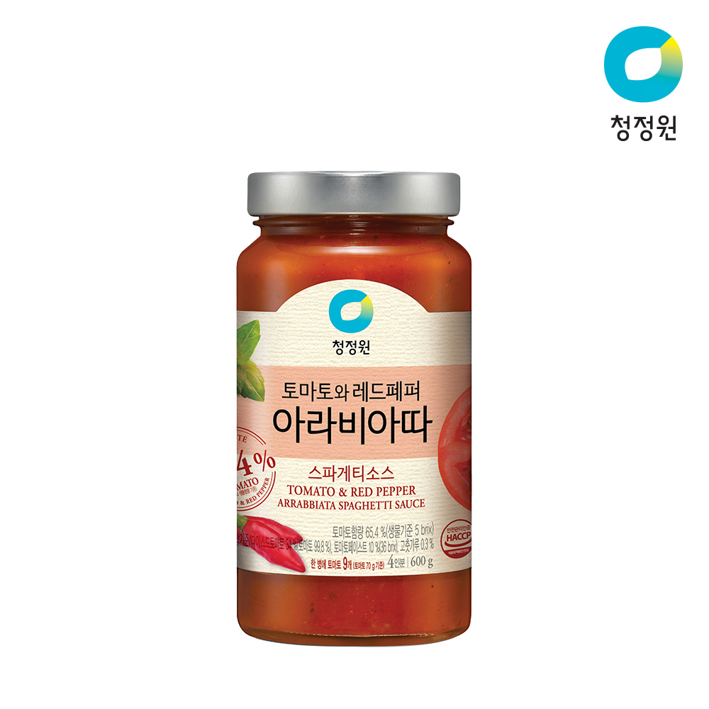 청정원 아라비아따 스파게티소스 제품 이미지