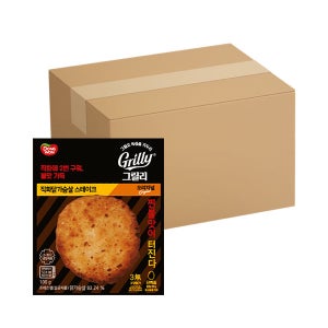 [4% 적립금] 동원 그릴리 직화닭가슴살스테이크 100g x 20개(1박스)