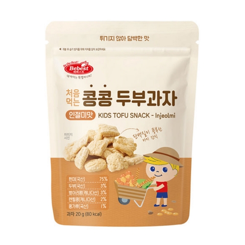 처음먹는 콩콩 두부과자 인절미맛 제품 이미지