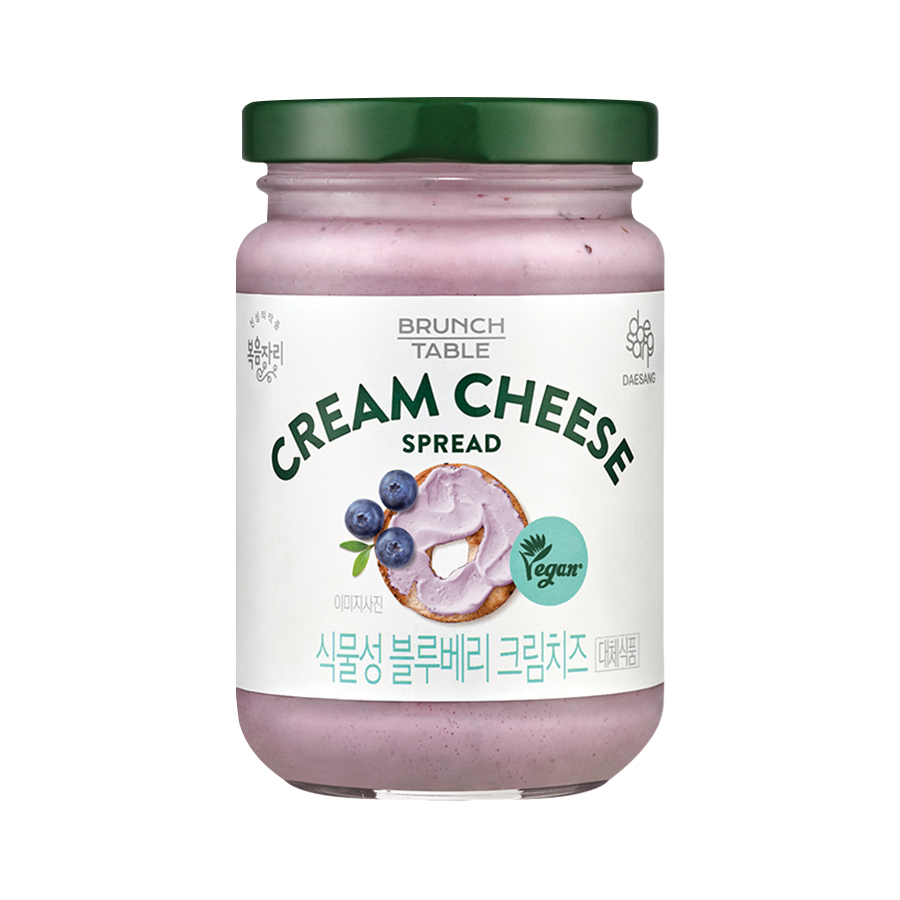 식물성 블루베리 크림치즈 제품 이미지