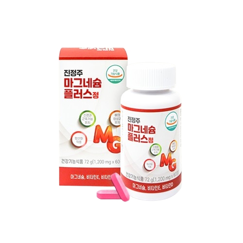 진정주 마그네슘 플러스정 1200mg x 60정, 1개