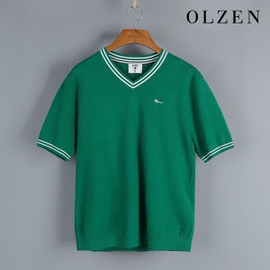 [이월][올젠] 올리버 브이넥 반팔 니트 (ZMD2ER1101)