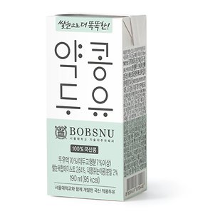 <b>한미헬스케어</b> 밥스누 서울대 쌀눈으로 더 똑똑한 약콩두유, 190ml, 24개