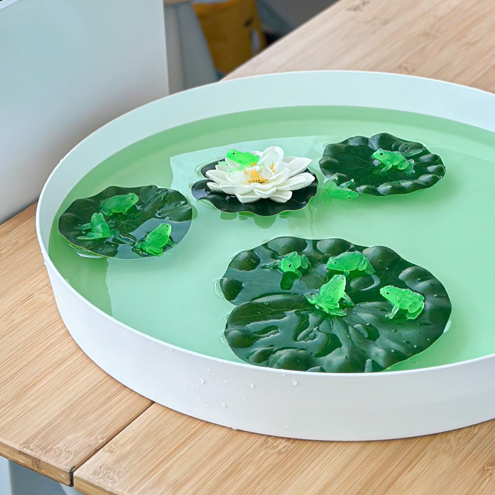 빌랑 개구리 유아 아기 물놀이 장난감 목욕놀이 연못 세트 수영장