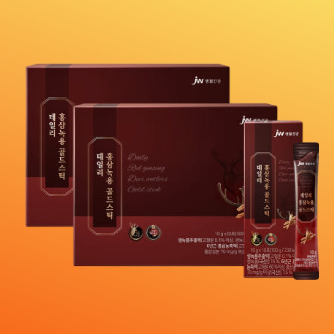 <b>JW중외제약</b> 수험생 홍삼 녹용 스틱  2박스