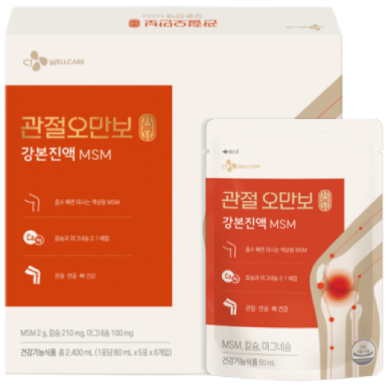 CJ 관절오만보 MSM 강본진액  1박스  30정