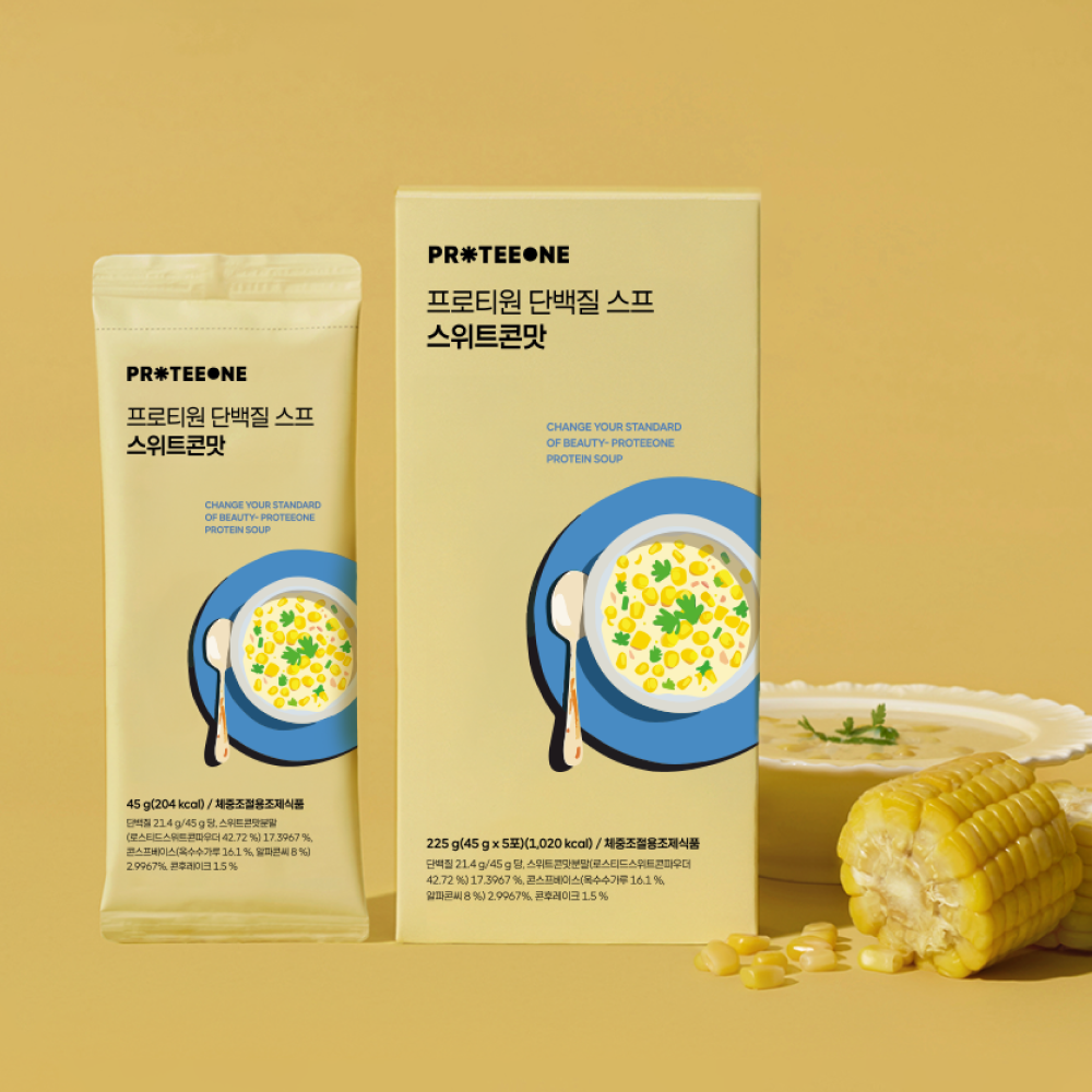 프로티원 단백질 스프 스위트콘맛 제품 이미지