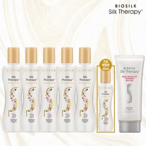 [엘지생활건강](매니아)(단독)실크테라피 3D 볼류마이징 에센스(에센스150ml 5개+(무료체험)에센스60ml 1개+트리트먼트100ml 1개)