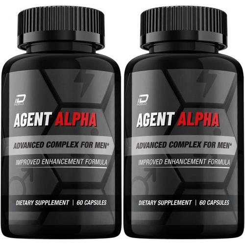 Agent Alpha (2팩) 남성 캡슐용 에이전트 알파 - <b>아이언맥스</b> 복합 알약