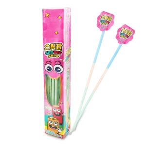 스틱팝 12g x 30개 (1통) 레몬 콜라 오렌지 세가지맛 가루캔디
