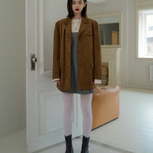[오버듀플레어] CLASSIC SUEDE JACKET_CAMEL O100130