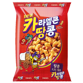 크라운 카라멜콘 땅콩, 72g, 1개 (1,000원) (무료)