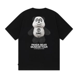 [엘엠씨] PANDA BEAR MUSEUM TOUR TEE black 0LM45STS307BLK