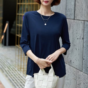 (1+1) 코제7부티셔츠 TBA3126[66사이즈,77사이즈,88사이즈,99사이즈,녹색,보라,와인,먹색,곤색,검정]