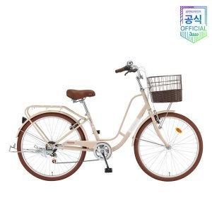 삼천리자전거 자스민 7단 26 여성 바구니 삼천리자전거 2025년 - 완조립 공식