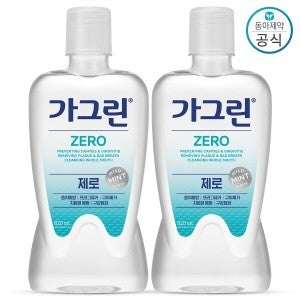가그린 동아제약 가그린 제로 820ml 2개