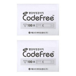 에스디 에스디바이오센서 코드프리 혈당시험지 혈당지 200매 유효기간 2027년 03월 05일