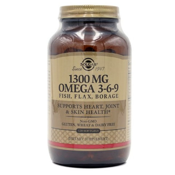 <b>솔가</b> EFA 1300mg <b>오메가 3</b>-6-9 소프트젤  120정  1개