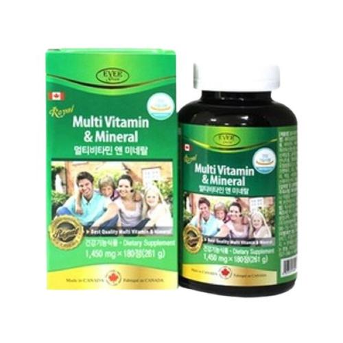 <b>에버그린 멀티</b>비타민 앤 <b>미네랄</b> 1450mg x180캡슐